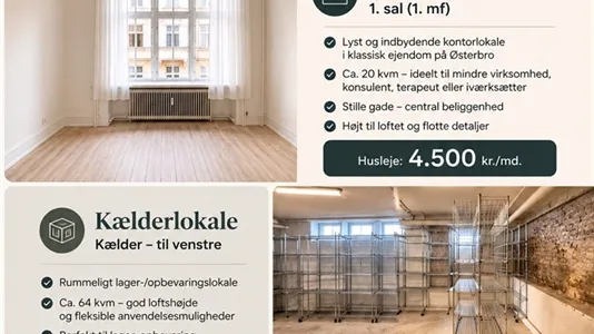 Kontorlokaler til leje i Østerbro - billede 1