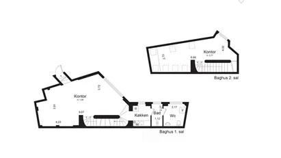 Smuk historiske baghus med charme og sjæl midt i KBH K