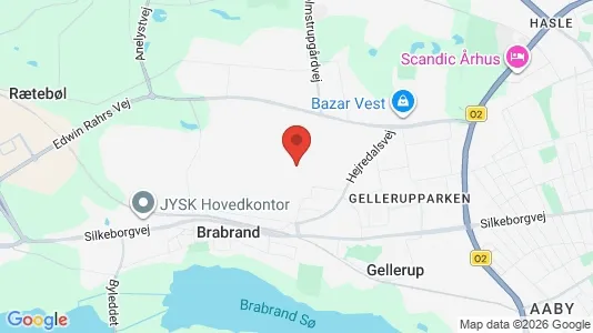 Kontorlokaler til leje i Brabrand - Foto fra Google Street View