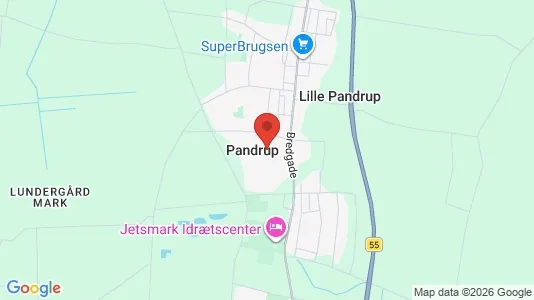 Kontorlokaler til leje i Pandrup - Foto fra Google Street View