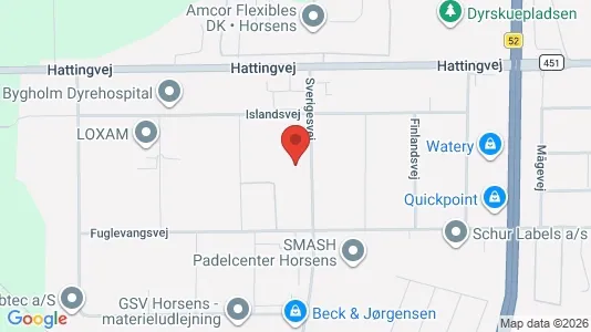 Kontorlokaler til leje i Horsens - Foto fra Google Street View