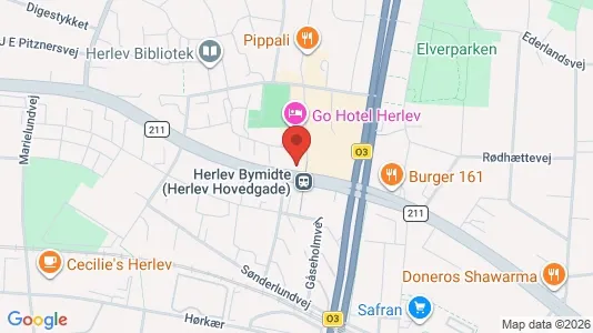 Kontorlokaler til leje i Herlev - Foto fra Google Street View
