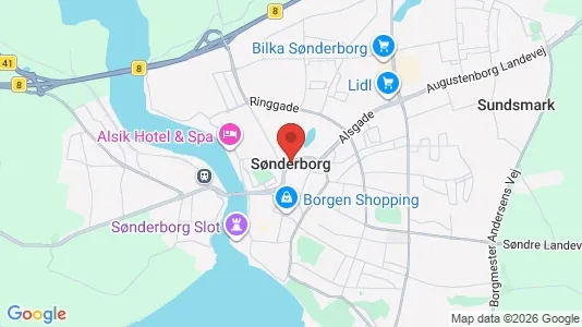 Kontorlokaler til leje i Sønderborg - Foto fra Google Street View