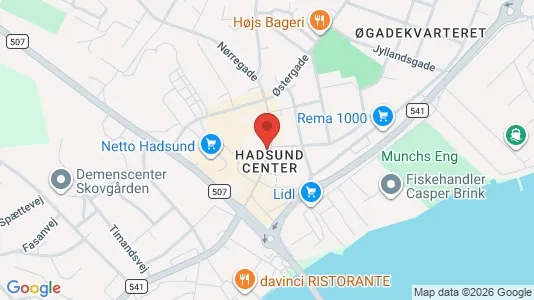 Kontorlokaler til leje i Hadsund - Foto fra Google Street View