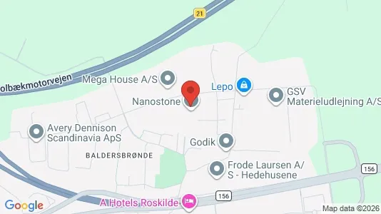 Kontorlokaler til leje i Hedehusene - Foto fra Google Street View