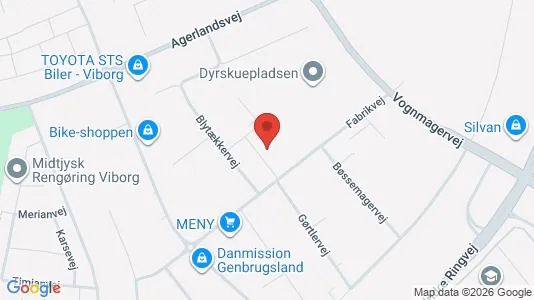 Kontorlokaler til leje i Viborg - Foto fra Google Street View