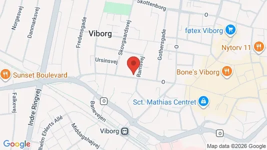 Kontorlokaler til leje i Viborg - Foto fra Google Street View