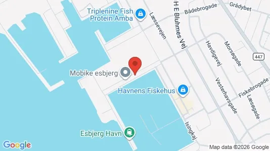 Kontorlokaler til leje i Esbjerg Centrum - Foto fra Google Street View