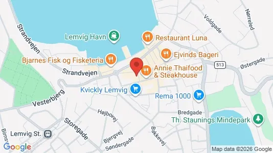 Kontorlokaler til leje i Lemvig - Foto fra Google Street View