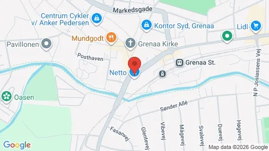 Kontorlokaler til leje i Grenaa - Foto fra Google Street View