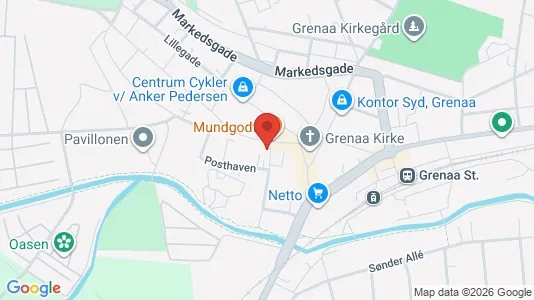 Kontorlokaler til leje i Grenaa - Foto fra Google Street View
