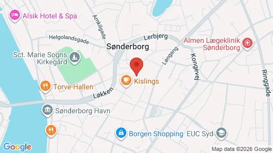 Kontorlokaler til leje i Sønderborg - Foto fra Google Street View