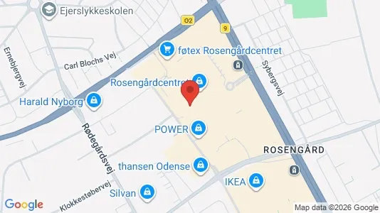 Kontorlokaler til leje i Odense SØ - Foto fra Google Street View