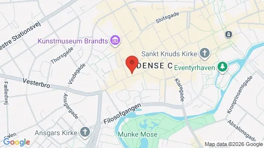 Kontorlokaler til leje i Odense C - Foto fra Google Street View