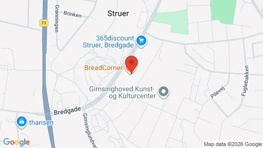 Kontorlokaler til leje i Struer - Foto fra Google Street View