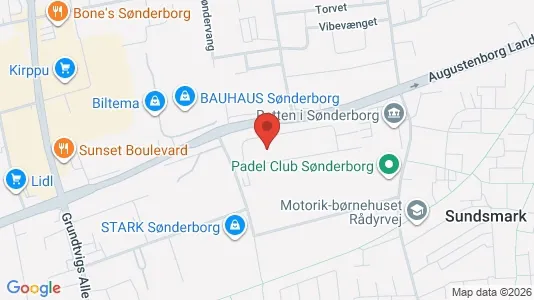 Kontorlokaler til leje i Sønderborg - Foto fra Google Street View