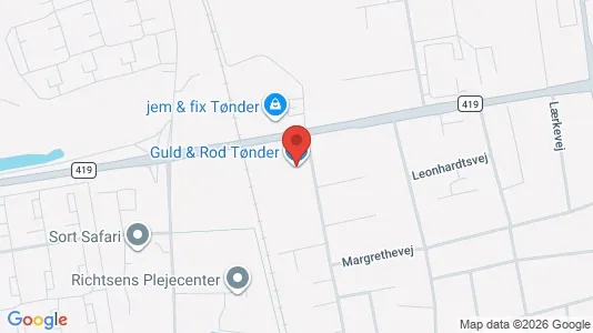 Kontorlokaler til leje i Tønder - Foto fra Google Street View