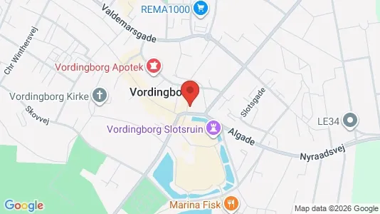 Kontorlokaler til leje i Vordingborg - Foto fra Google Street View