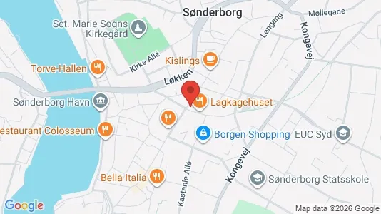 Kontorlokaler til leje i Sønderborg - Foto fra Google Street View