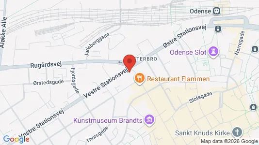 Kontorlokaler til leje i Odense C - Foto fra Google Street View