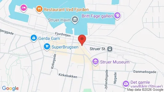 Kontorlokaler til leje i Struer - Foto fra Google Street View