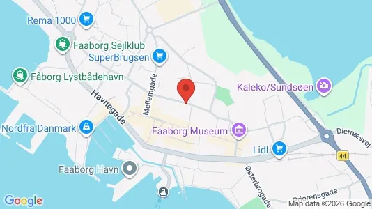 Kontorlokaler til leje i Faaborg - Foto fra Google Street View
