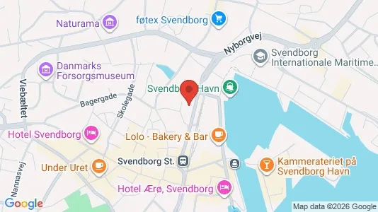 Kontorlokaler til leje i Svendborg - Foto fra Google Street View