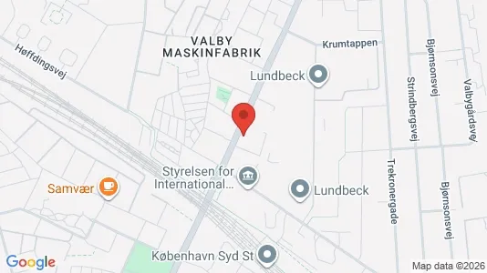 Kontorlokaler til leje i Valby - Foto fra Google Street View