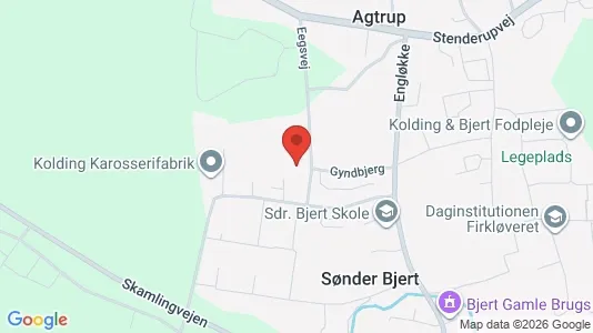 Kontorlokaler til leje i Bjert - Foto fra Google Street View