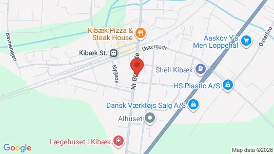 Kontorlokaler til salg i Kibæk - Foto fra Google Street View