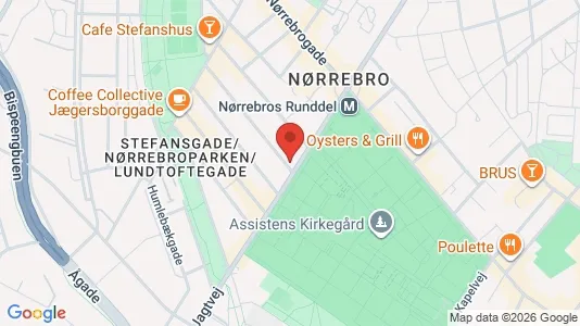 Kontorlokaler til leje i Nørrebro - Foto fra Google Street View