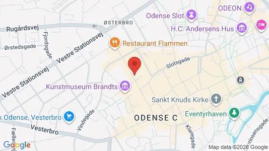 Kontorlokaler til leje i Odense C - Foto fra Google Street View