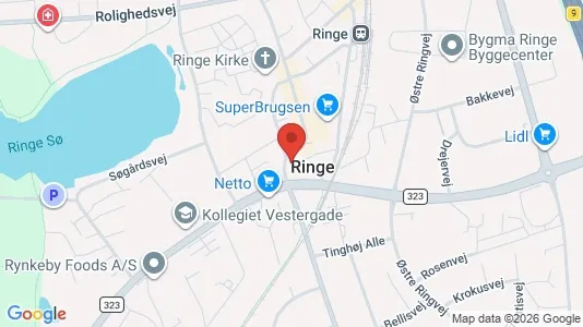 Kontorlokaler til leje i Ringe - Foto fra Google Street View