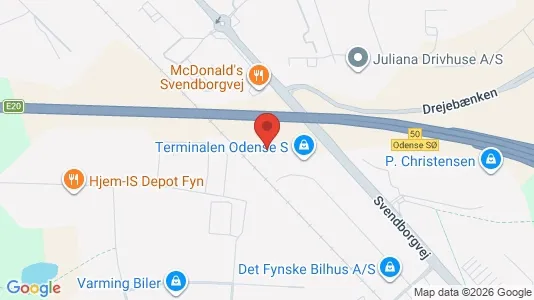 Kontorlokaler til leje i Odense S - Foto fra Google Street View