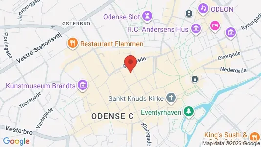 Kontorlokaler til leje i Odense C - Foto fra Google Street View