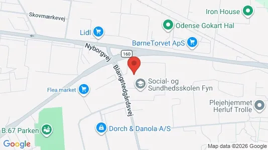 Kontorlokaler til leje i Odense SØ - Foto fra Google Street View