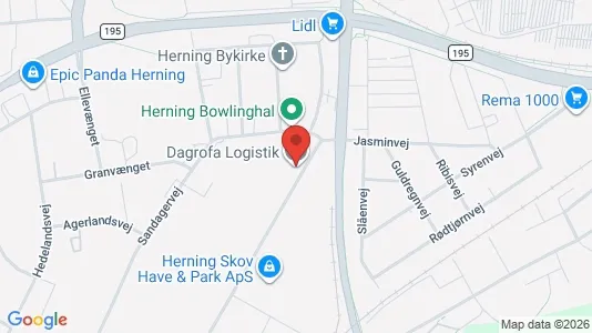 Kontorlokaler til leje i Herning - Foto fra Google Street View