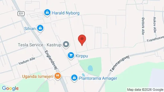 Kontorlokaler til leje i Kastrup - kort over placeringen