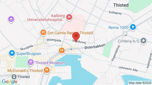 Kontorlokaler til leje i Thisted - Foto fra Google Street View