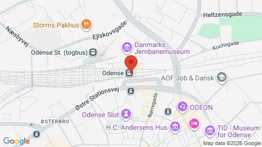 Kontorlokaler til leje i Odense C - Foto fra Google Street View