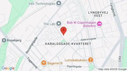 Kontorlokaler til leje i Østerbro - Foto fra Google Street View
