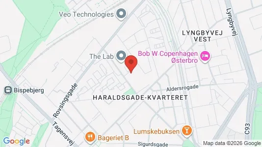 Kontorlokaler til leje i Østerbro - Foto fra Google Street View