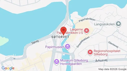 Kontorlokaler til leje i Silkeborg - Foto fra Google Street View