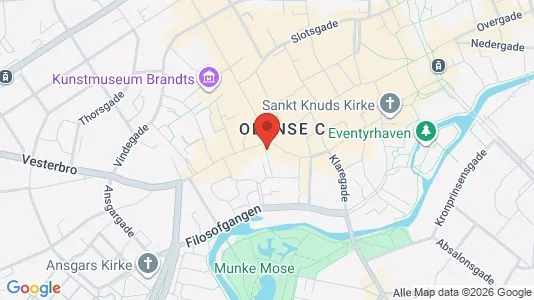 Kontorlokaler til leje i Odense C - Foto fra Google Street View