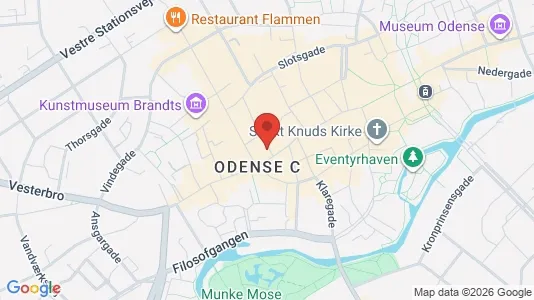 Kontorlokaler til leje i Odense C - Foto fra Google Street View
