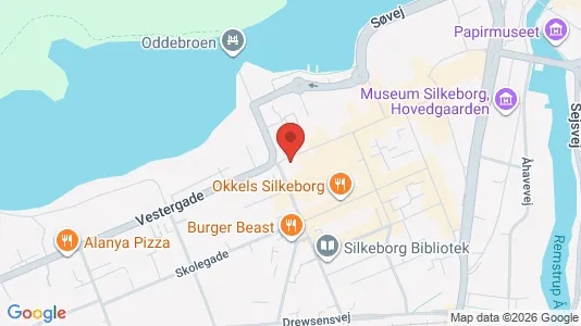 Kontorlokaler til leje i Silkeborg - Foto fra Google Street View