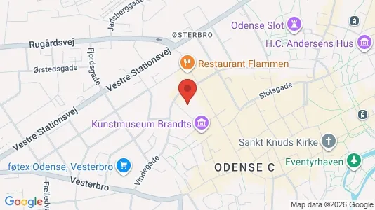 Kontorlokaler til leje i Odense C - Foto fra Google Street View