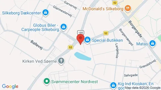 Kontorlokaler til leje i Silkeborg - Foto fra Google Street View