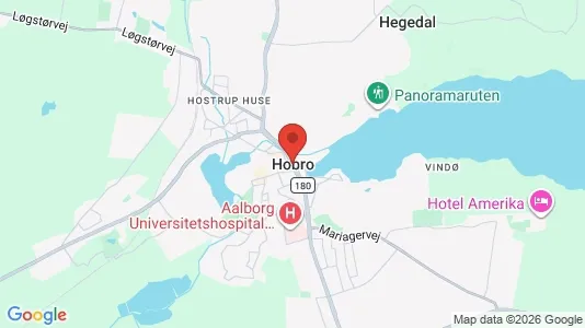 Kontorlokaler til leje i Hobro - Foto fra Google Street View