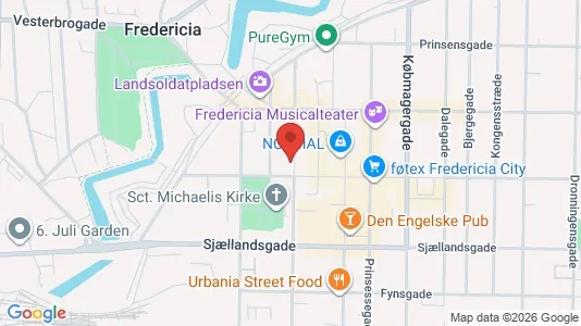 Kontorlokaler til leje i Fredericia - Foto fra Google Street View
